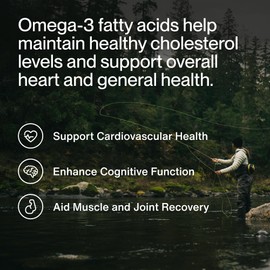 Momentous Omega-3 Fish Oil - High-Potency EPA & DHA Supplement for Men & Women - Supports Heart, Joint, & Brain Health - NSF Certified for Sport - Non-GMO - Gluten-Free - 1,600 mg - 30 Servings