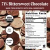 Raaka Organic Baking Chocolate - 71% Cacao Bittersweet Dark Chocolate