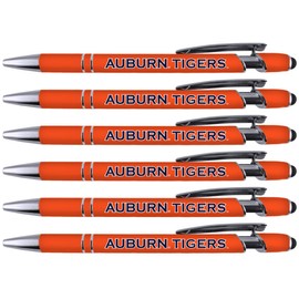 Greeting Pen Auburn Soft Touch Coated Metal Pens with Stylus- 6 Pack 30511