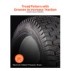 VEVOR Lawn Mower Tires, 16x6.5-8 in Tubeless Tractor Tires with