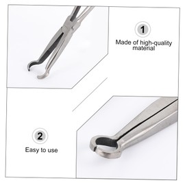 SHINEOFI Needle Nose Pliers Multi Functional Long Nose Pliers with O Shape and Bends Durable Skid Grips for Repairing and Mechanics Tasks