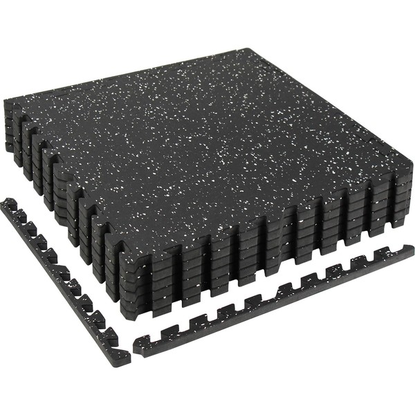HIAARO 0.5in Thick 24 Sq Ft Exercise Equipment Mats, 6