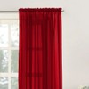 NetCurtainsUK Single Plain Voile Net Curtain Sheer Panels Slot Top