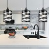 3 PACK Black Pendant Lights Kitchen Island, Small Kitchen Pendant