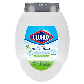 Clorox Elongated Scented Plastic Toilet Seat with Easy-Off Hinges