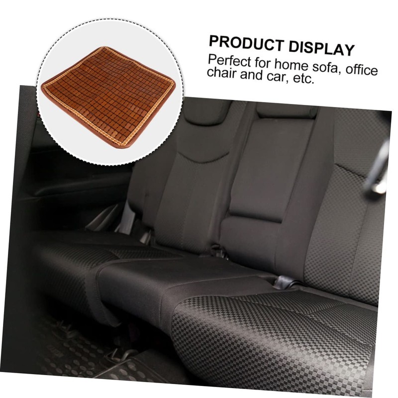 LALAFINA Cooling Sofa Mat Bamboo Sauna Mat Non-skid Backing for