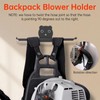 KOMOHOM Backpack Blower Rack Wall Mount with Rubber Coating，100lb Weight