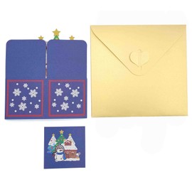 scicent Christmas Cards Pop Up Card Christmas Card 3D Christmas Paper Merry Christmas Greeting Cards with Christmas Card Christmas Card for Children Girls Boys Christmas Gnomes - 20205