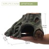 Reptile Hideouts Cave Habitat Decor, Hollow Tree Climing Ramp Basking