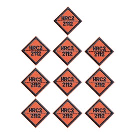 10pcs HRC2 2112 Replacement Garment Embroidery Patch Set, Suitable for Sewing/Ironing on Jackets, Jeans, Hats, Backpacks, Socks