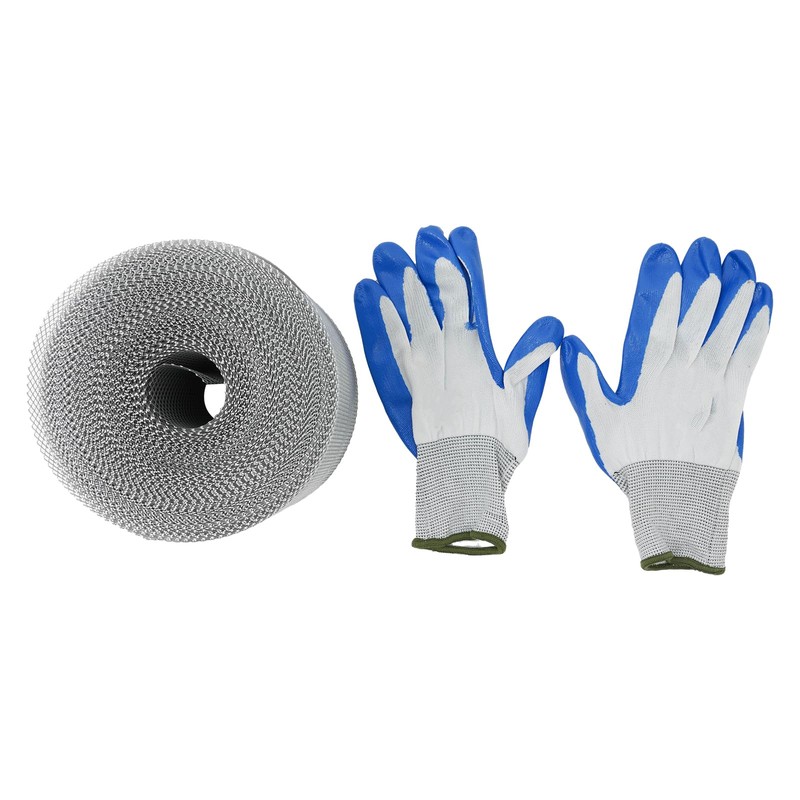 DYNAMI 5 Inch x 100 Ft Aluminum Gutter Guard Mesh,Aluminum