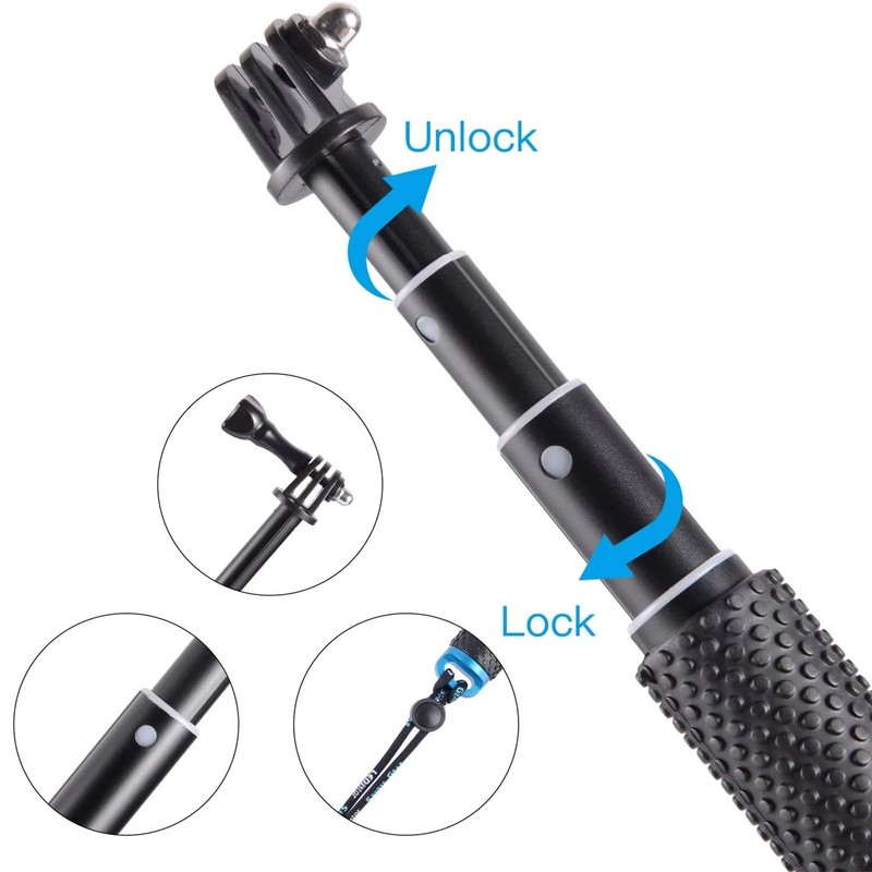 36 Inch Camera Selfie Stick, 92 cm Telescopic Hand Selfie