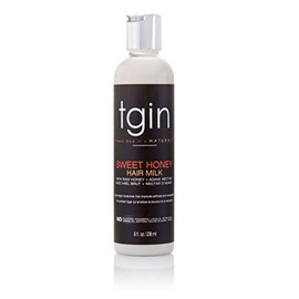 tgin Sweet Honey Hair Milk and Moisturizer for Natural, Dry, Curly, Wavy Hair - 8 Oz