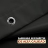 Mebix TRD Cortina de Baño 200x200cm Impermeable, Antimoho con 12