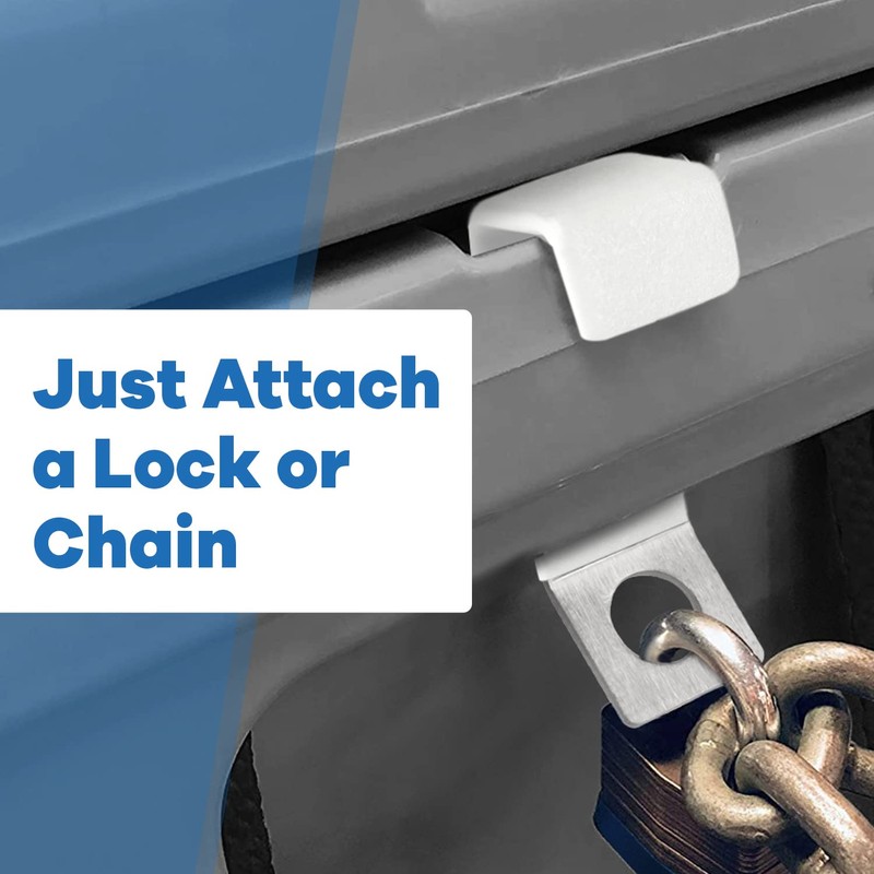 IMPRESA [2 Pack] White Cooler Lock Bracket for Yeti and