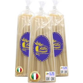Maestri Pastai, Gourmet Tagliatelle Italian Pasta (Italian Ribbon Pasta), (Pack of 3), Special "Series 42", Premium Quality Imported from Mercato San Severino, Italy, 17.66 oz (1.1 lbs) (each)