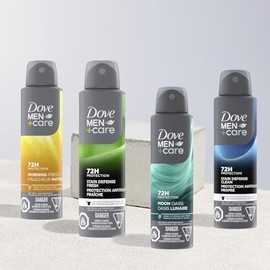 Dove Men+Care Dry Spray Antiperspirant Deodorant Moon Oasis 72H Protection with Plant-Based Moisturizer 3.8 oz