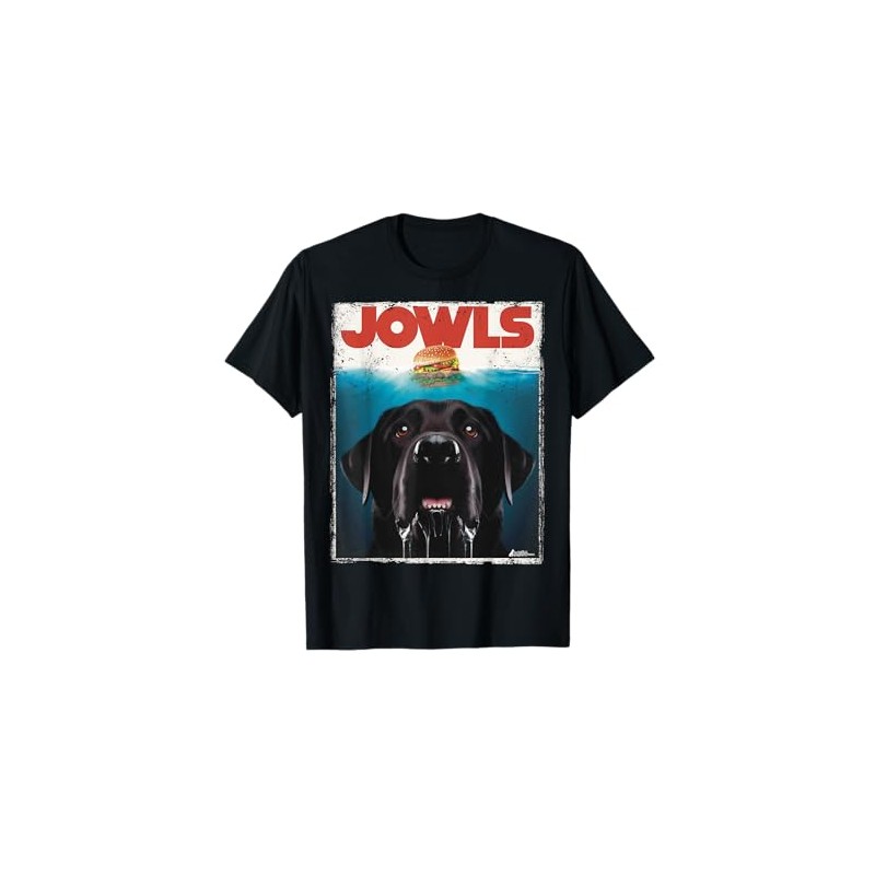 Funny Black Lab Jowls Tee, Labrador Retriever Mom Top, Dad