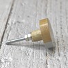 ARTISNO Three Tone Gold Designs Wood Resin Door Knobs, Vintage,