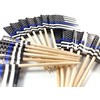 QQSD Thin Blue Line American Police Toothpick Flag Small Mini