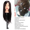 Practice Mannequin Head Novice Hairdressing Training Braiding Doll Head with