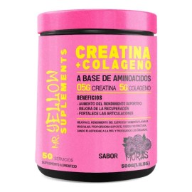 Suplemento Monohidratada Creatina  Colágeno Mr. Yellow 500g                                                                                           