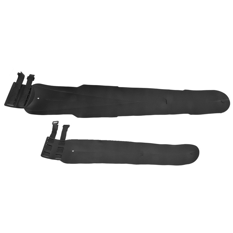 2pcs Bicycle Fenders PP Waterproof Rollable Bike Front Rear Mudguard