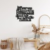 LIYOUYA Proverbs 3:6 Metal Wall Decor - Scripture Motivational Christian