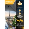 Menz Parasol Holder Balcony Railing, Set of 2 – Umbrella