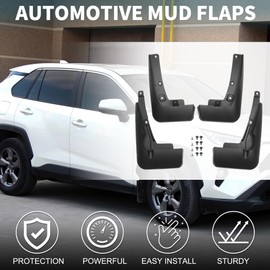 TUCKBOLD Mud Flap Splash Guard for Toyota Highlander 2020-2024 Durable | Front & Rear Side Mudflaps with Mount Accessor 1 Set