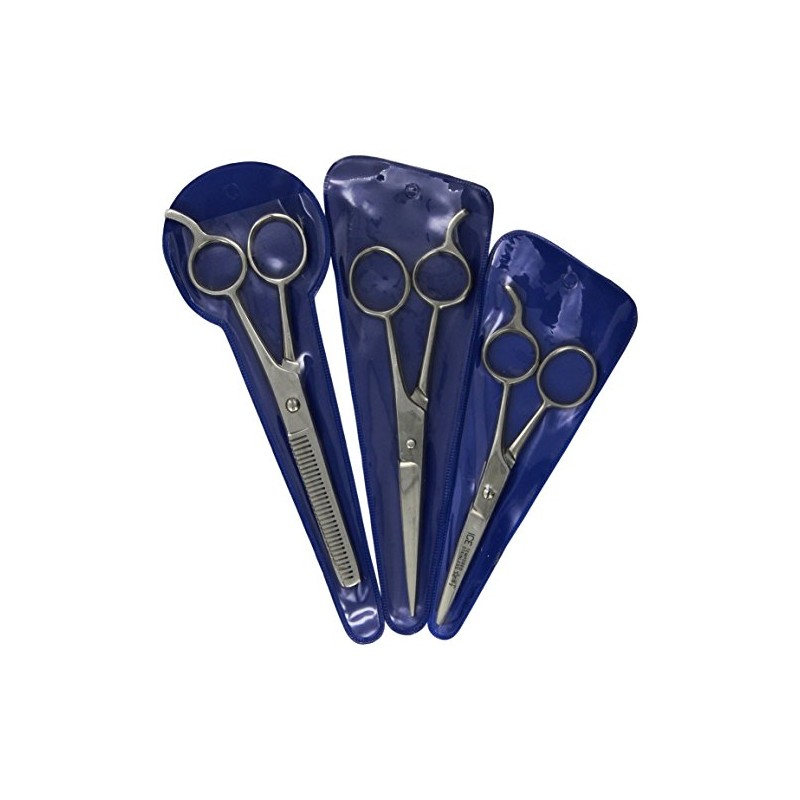 Hair Cutting Scissors Precision 3-piece Barber Shears Set