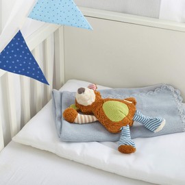 SIGIKID 38768 Kuscheltier Bär Green Mädchen und Jungen Babyspielzeug empfohlen ab Geburt mehrfarbig