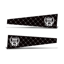 AMR Racing Universal Trim To Fit Sled Tunnel Graphics Kit Snowmobile Decal Wrap RELOAD W K