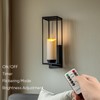 Homemory 4"x9" Outdoor Waterproof Flameless Candles with Timers and Remote