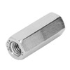 10Pcs Coupling Nut Hex 304 Stainless Steel Rod Connector Nut