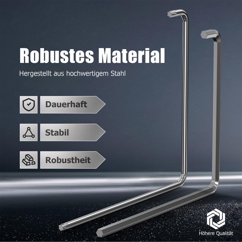 Ancable Window Adjustment Tool Set - Curved 4 mm Hexagonal
