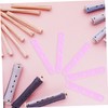PACKOVE 20pcs Silicone Hair Roller Bands for Perm Rods Seamless
