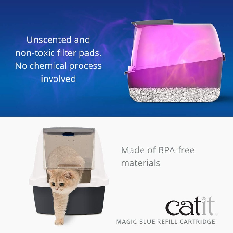 Catit Magic Blue Cat Litter Box Air Purifier