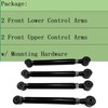 BST BSSP Adjustable 1-6" Lift Front Upper Lower Control Arms