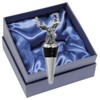 SILBERKANNE Bottle Stopper Cork Stopper Deer L 9 cm Chrome-Plated