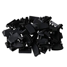50x 1.9 inch Replacement Bed Slat Plastic Centre Caps or End Caps Holders Black for Board Width is 1.89inch