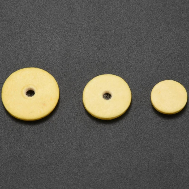 128 Pcs Flute Leather Pads Replacement Exquisite Wind Instrument