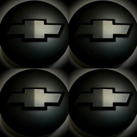 Replacement Chevy 4,CENTER CAP 2014-2017 Tahoe Suburban Silverado 20" 22" WHEEL 83MM BLACK GLOOSY