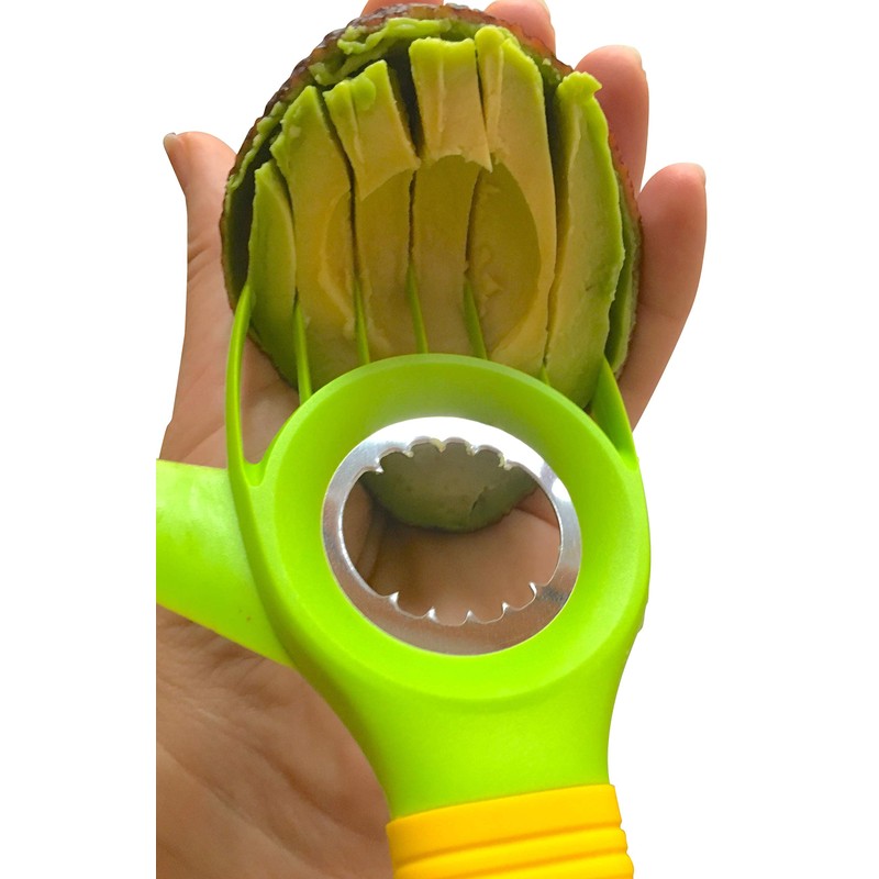 SimSim 3 in 1 Professional Quality Avocado Peeler Slicing Coring