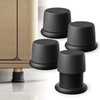 Adjustable Furniture Bed Risers, xuenair 1.6-2.6 inch Bed Risers Black,