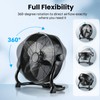 Air Choice 12" Battery Powered Fan, Portable Rechargeable Cordless Fan,