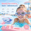 COPOZZ Kids Anti-Fog Swim Goggles – Big Frame Wide View