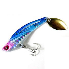 Bakutsuri Metal Jig [Zigginger-Z Flash 20] Blade Tune Metal Vibration Flash 0.7 oz (20 g) Spin Tail Jig, Can Be Fished with Free Winding