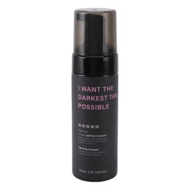 150ml Dark Self Tanning Foam Enriched with Argan Oil Even Skin Tone Self Tanner Mousse for Wheat Skin