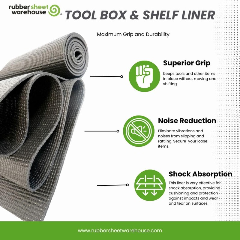 Rubber Sheet Warehouse | Tool Box Mat for Protecting Your